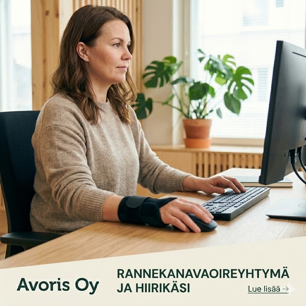 Rannetuki toimistotyössä