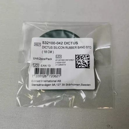 Dictus Bandet rubber band, 2 pcs - Drop foot supports - 530100-042 - 2