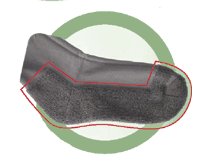 Diabetes-sukka, pehmeä - Tukisukat ja hoitosukat - 662000-1P - 2