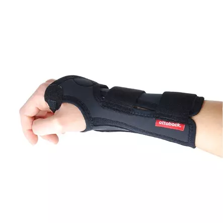Ottobock 4143 Manu 3D Basic rannetuki, musta - Lastalliset rannetuet - 4143L-L-7P - 1