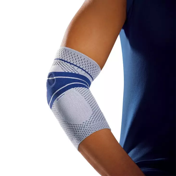 Bauerfeind EpiTrain, color titan - Elastic elbow braces - 11061604080000P - 1