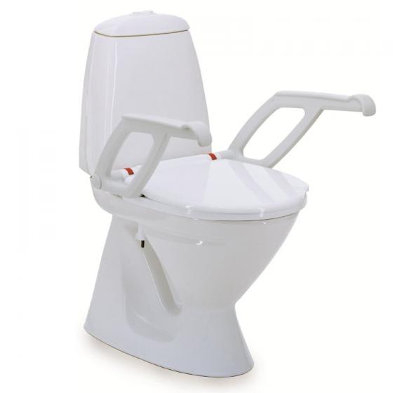 Invacare Aquatec 90000 toilet seat raiser with arm rests, 10cm - Toilet seat raisers - 802550010P - 1
