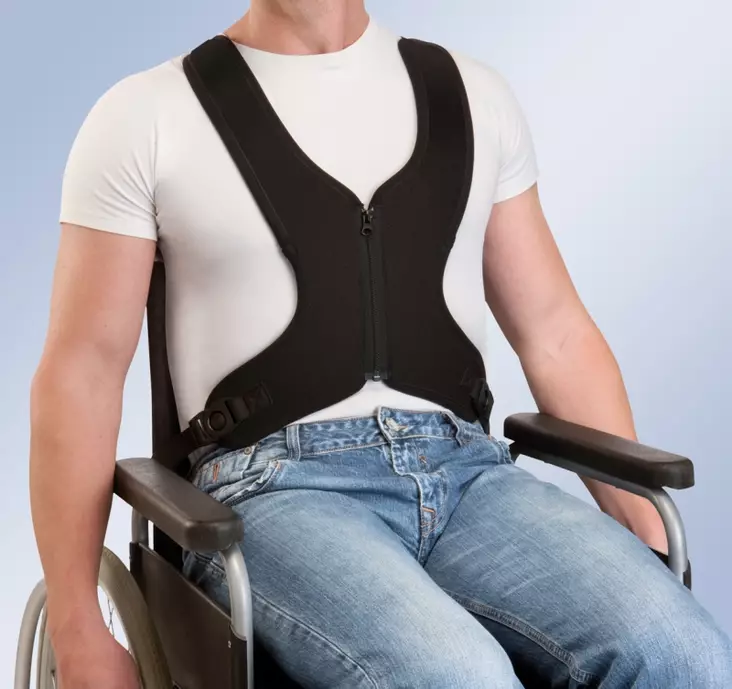 Orliman 1204 Arnetec Fix vartalovyö vetoketjulla - Tukivyöt - 12041P - 1