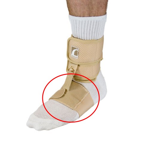 Ossur 27811 Foot-Up jalkaterämansetti, beige - Peroneustuet eli riippunilkkatuet - 27811-1P - 1