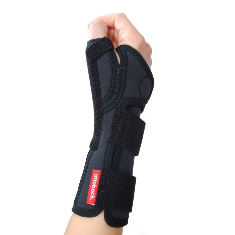 Ottobock 4146 Manu 3D Pollex ranne- ja peukalotuki, musta - Peukalotuelliset rannetuet - 4146L-L-7P - 1