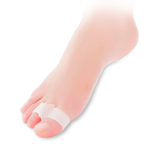 Qmed I208 HalluDUO varpaanoikaisija kiinnitysrenkailla, yksi koko - Asentoa tukevat pehmikkeet - DRIE0C0XXXXUP - 1