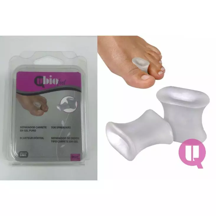 Ubio varpaanerottajat kauluksilla, geeliä - Suojaavat pehmikkeet - 805130P - 1