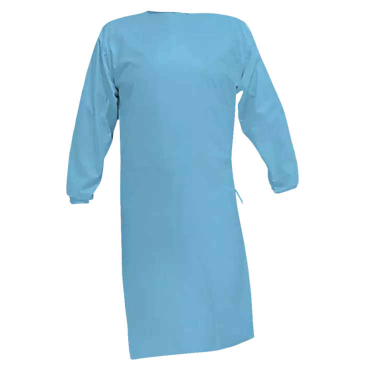 Reusable PU waterproof protective coat, long - Hygiene and disinfection - 706560P - 1